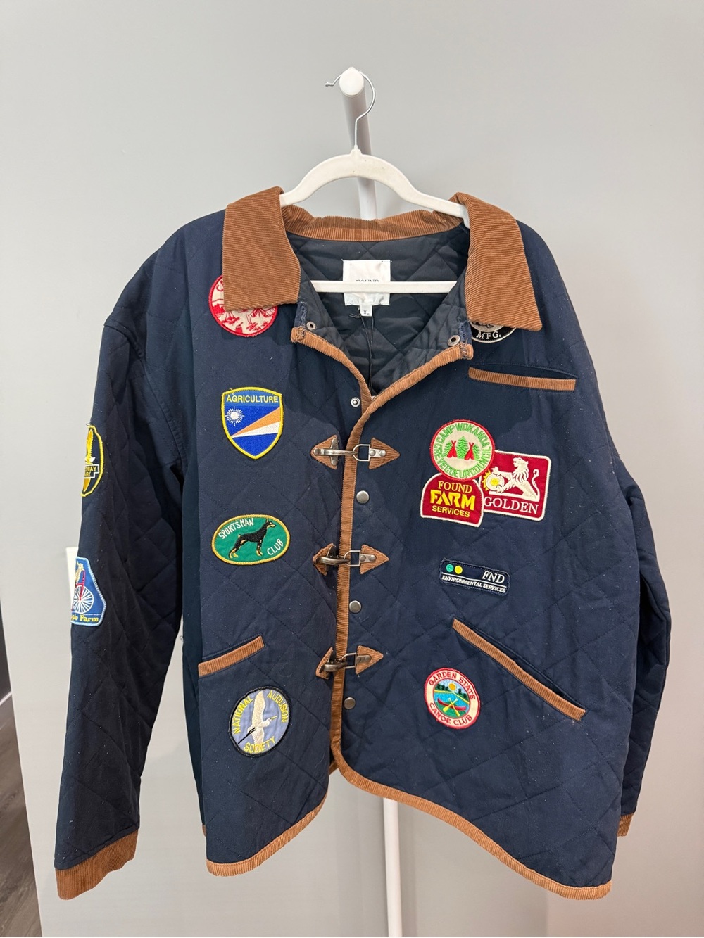 NWT Found Farmstead Quilt Patch Jacket XL - Picture 2 of 3